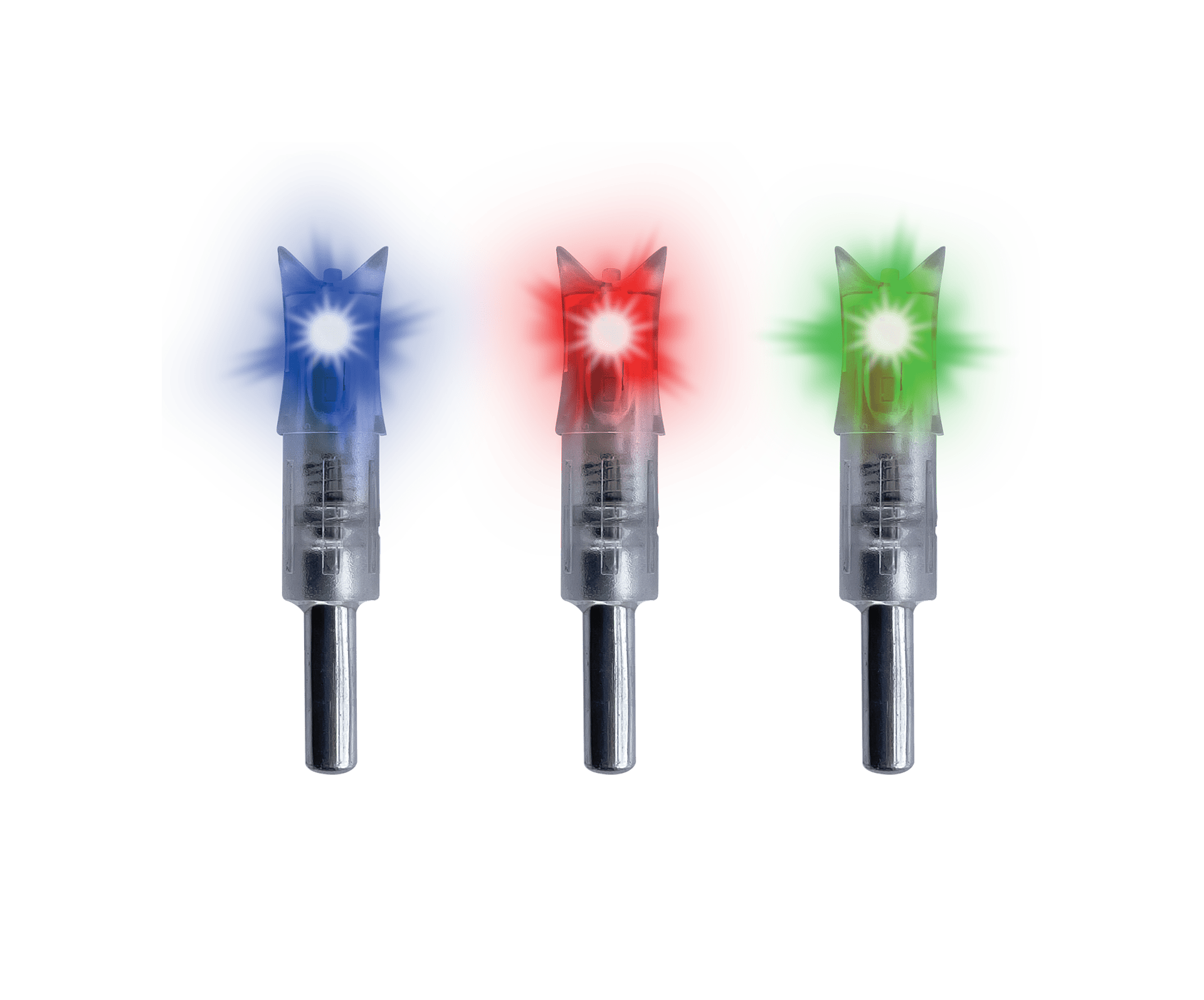 Strobing Lighted Nocks 3PK - Enhanced Visibility for Archery