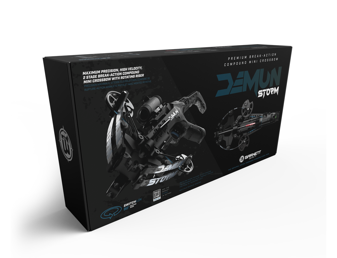 Barnett® Releases the Demun STORM™ — The Fastest, Most Compact Handheld Crossbow in the Demun Series
