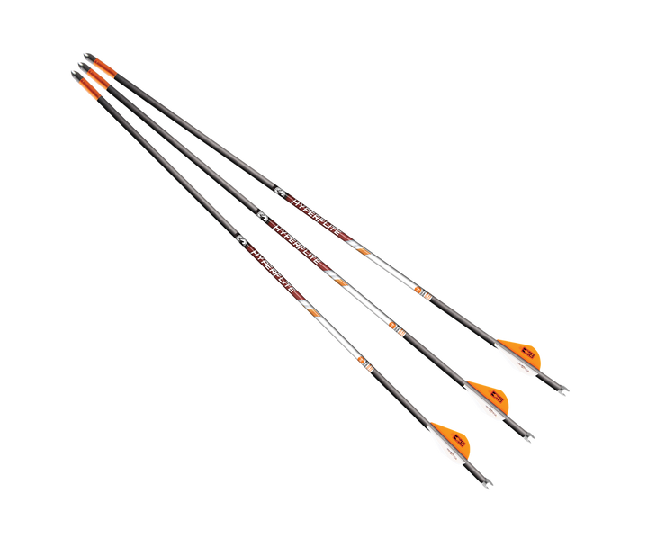 Hyperflite™ 22" Arrow - 3 Pack ORANGE/WHITE