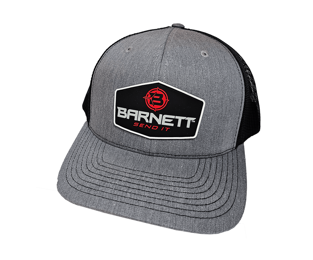 Barnett Logo Hat Grey - Barnett Outdoors