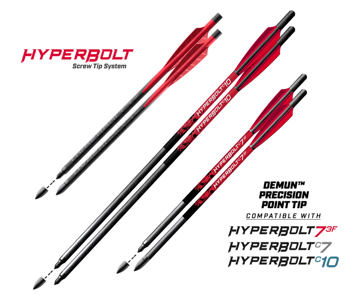 Demun Precision Point Tips 12 pack - Barnett Outdoors