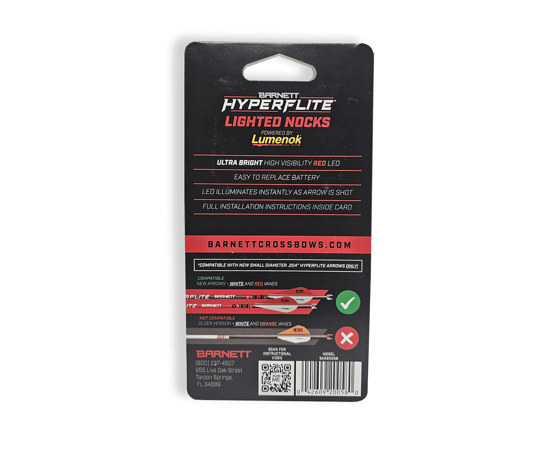 Hyperflite Lighted Nocks - 3-Pack of Premium Accessories – Barnett Hyperflite Lighted Nocks - 3-Pack of Premium Accessories – Barnett